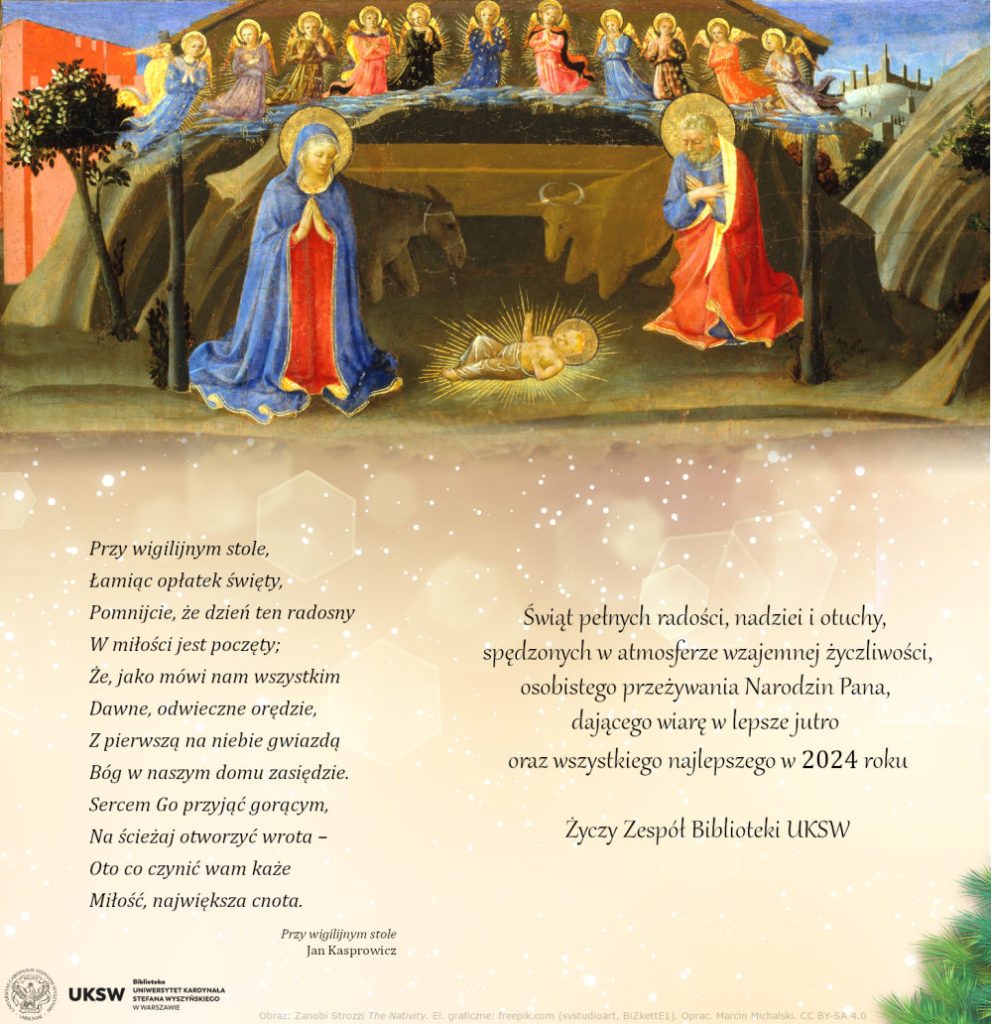 Kartka z życzeniami na Boże Narodzenie 2023