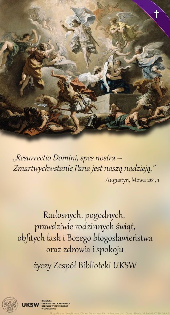 obraz Sebastiano Ricci - Resurrection wraz z życzeniami wielkanocnymi