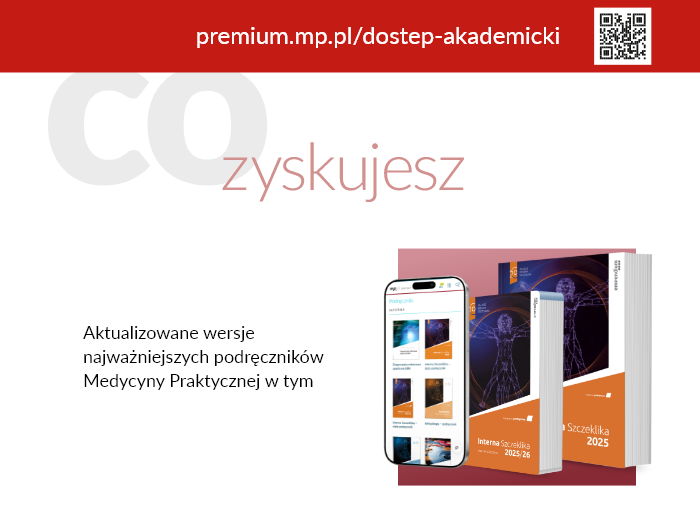 Aktualizowane wersje najważniejszych podręczników, w tym duża Interna Szczeklika